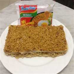 Indomie lapis tuna panggang